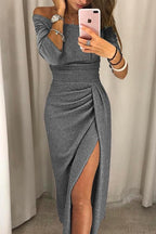 Zara | Elegant Modern Off Shoulder Dress 6