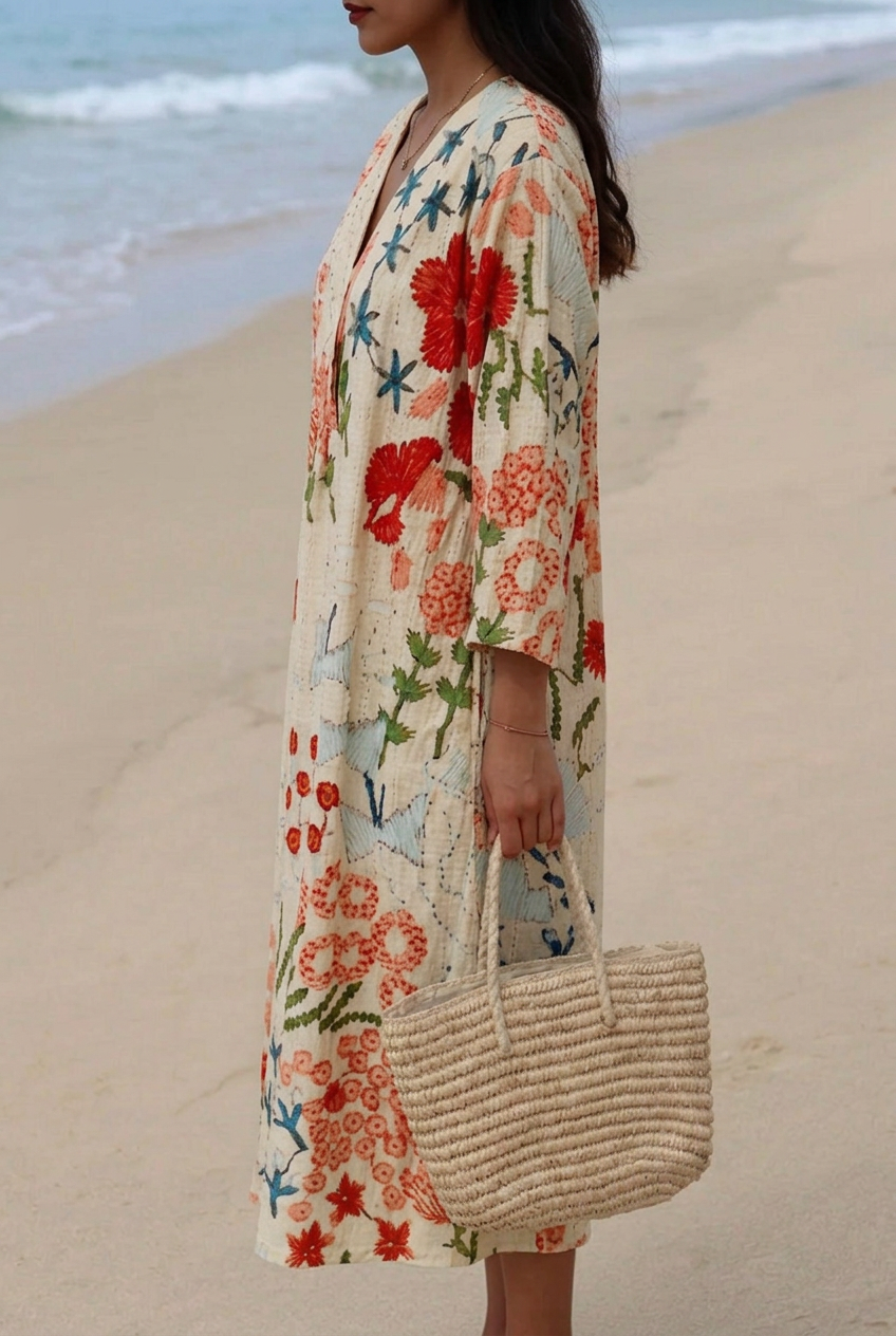 Anastasia | Vintage Flowers Art Print Dress 2
