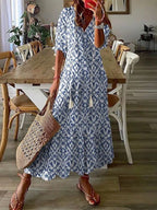 Poppy | Boho V-Neck Summer Dress 1