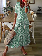 Poppy | Boho V-Neck Summer Dress 2