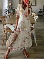 Poppy | Boho V-Neck Summer Dress 6