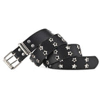 Star Eye Rivet Belt with Double Prong Buckle 9