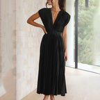 Kimberley | Stylish Sleeveless V-Neck Dress 18