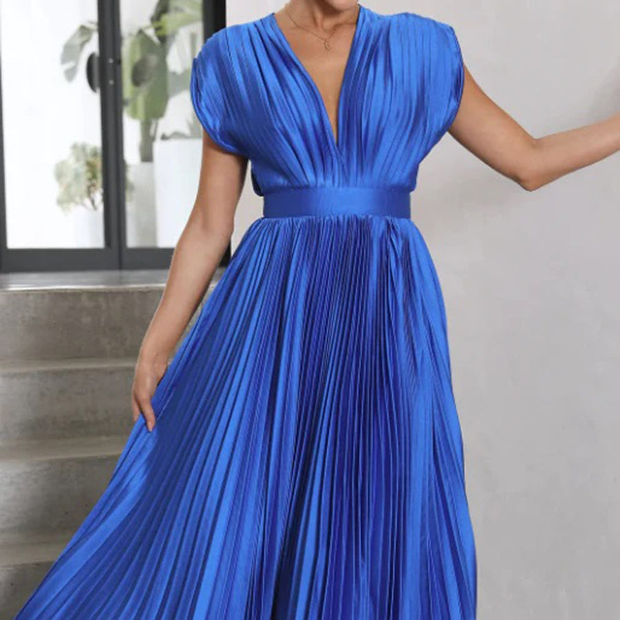 Kimberley | Stylish Sleeveless V-Neck Dress 20