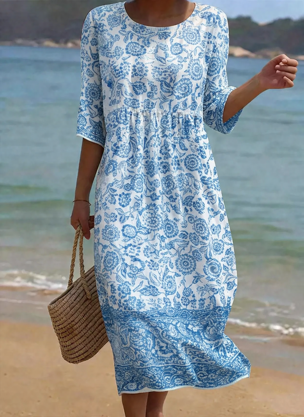 Isabelle | Romantic Floral Wrap Dress 1