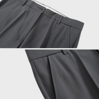 Men's Chino Pants with Regular Fit and Front Pleats 8