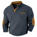 Calder | Casual Textured Pocket Sweater 10