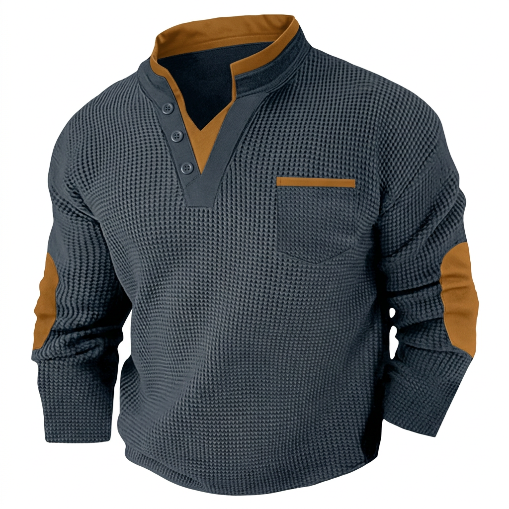 Calder | Casual Textured Pocket Sweater 10