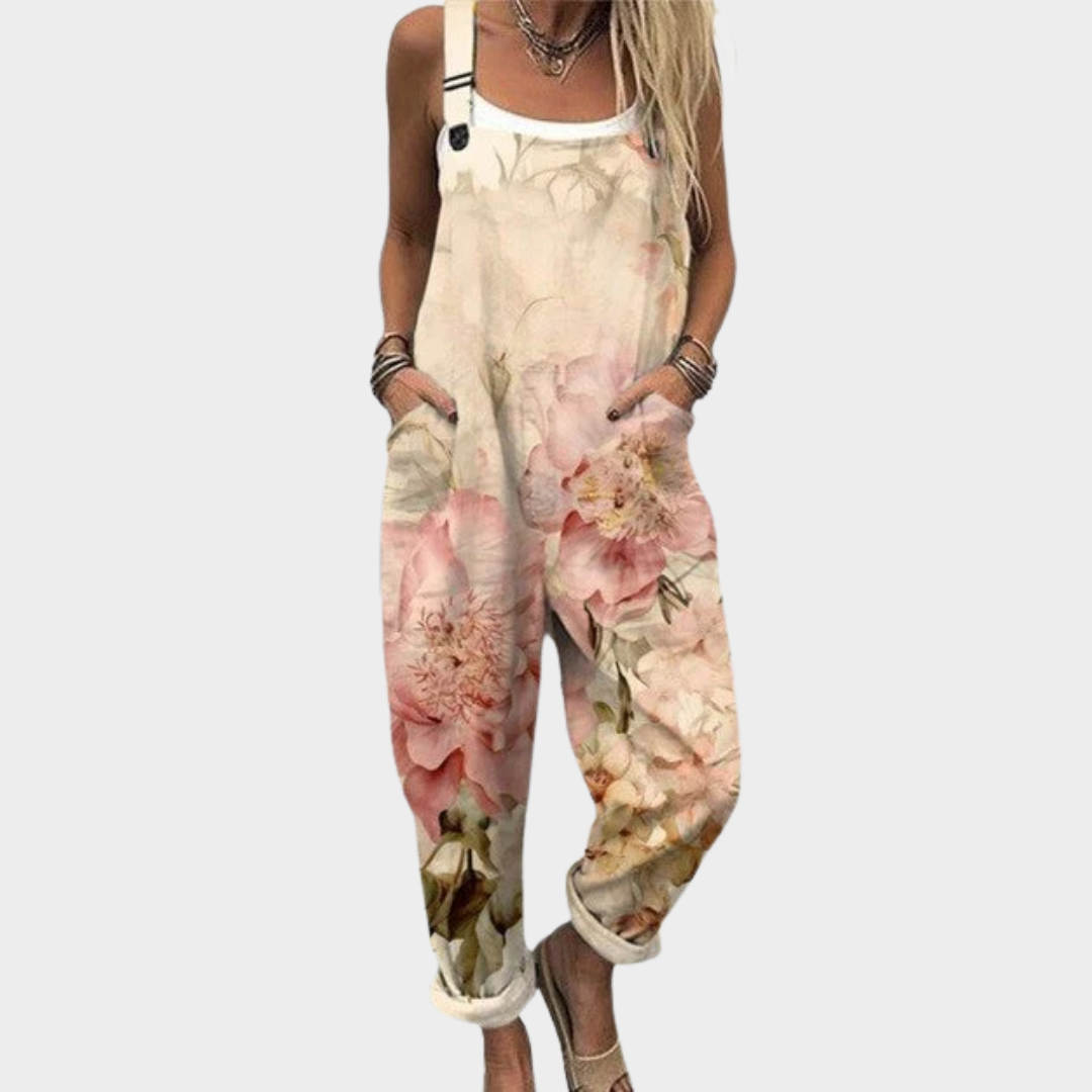 Teresa | Elegant Floral Print Jumpsuit 1