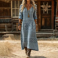 Esperanza | Vintage-Inspired Long Sleeve Casual Dress 1