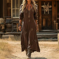 Rosario | Vintage-Inspired Long Sleeve V-Neck Dress 1