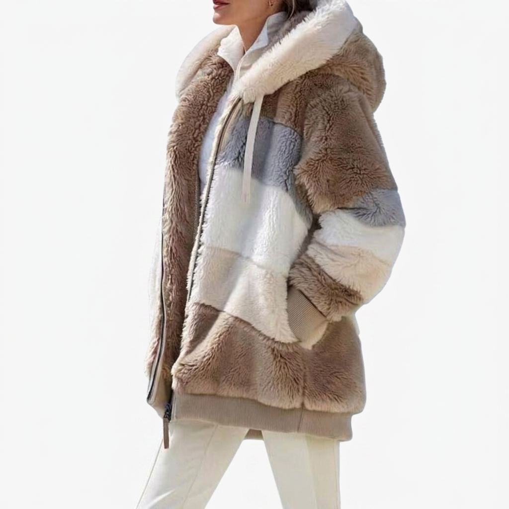 Darcey | Elegant Multicolor Warm Puffer jacket 2