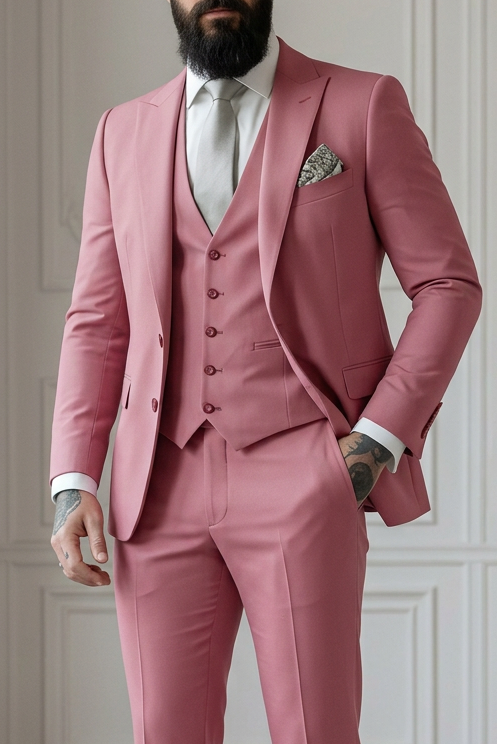Declan | Classic Single Breasted One-button 3 Pieces Suit 3