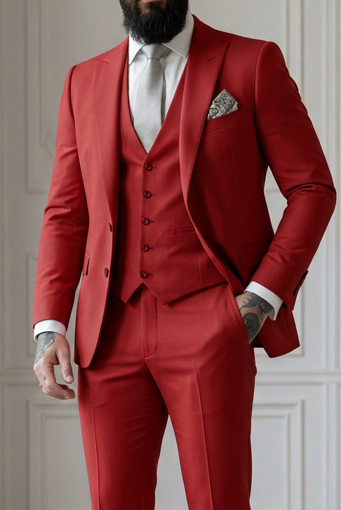 Declan | Classic Single Breasted One-button 3 Pieces Suit 1