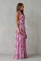Delilah | Elegant Sleeveless Halter Maxi Dress 4
