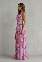 Delilah | Elegant Sleeveless Halter Maxi Dress 2