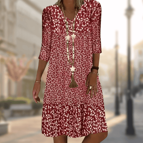 Xenia | Casual Printed Comfortable Dress 2