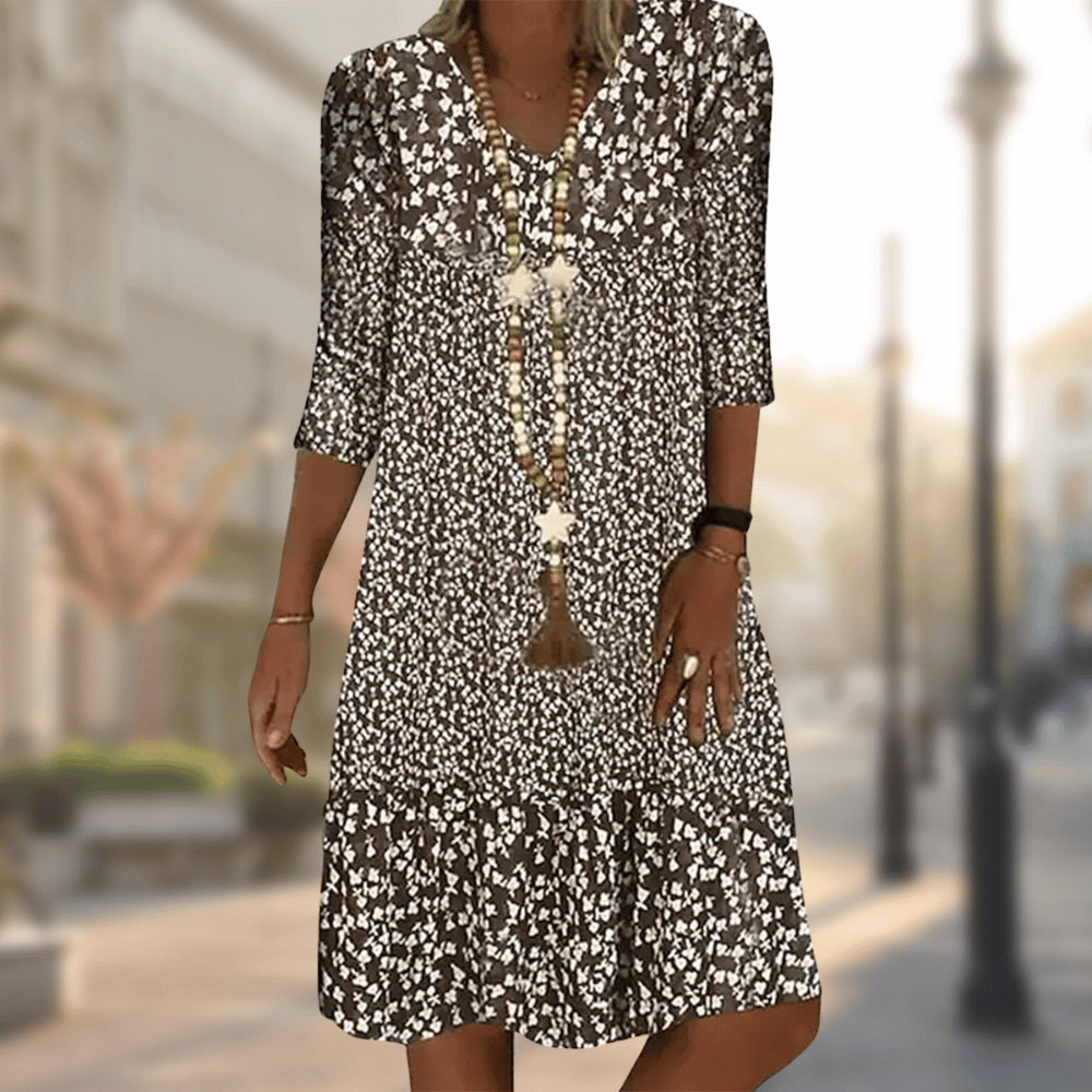 Xenia | Casual Printed Comfortable Dress 3