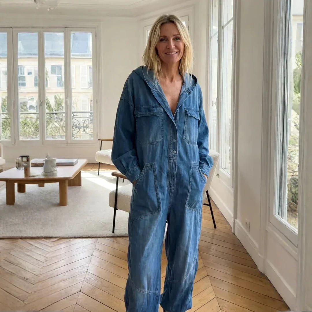 Alice | Long-Sleeve Hoodie Jumpsuit 2