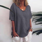Lucia | Graceful V-Neck Flow Blouse 1