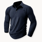 Callan | Casual Long Sleeve Collared Polo 3