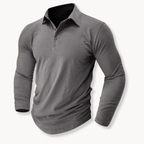 Callan | Casual Long Sleeve Collared Polo 12