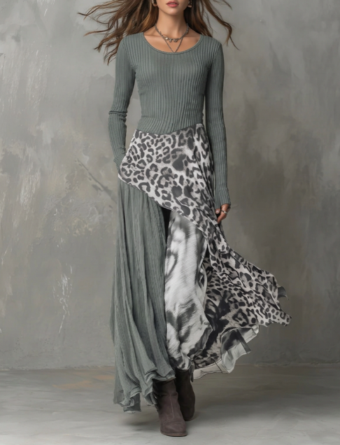 Francesca | Elegant Slim Fit Maxi Dress 1
