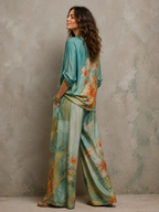 Franzel | Floral Wide-Leg Two-Piece Set 3