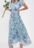 Noelle | Elegant Floral Short Sleeve Dress 3
