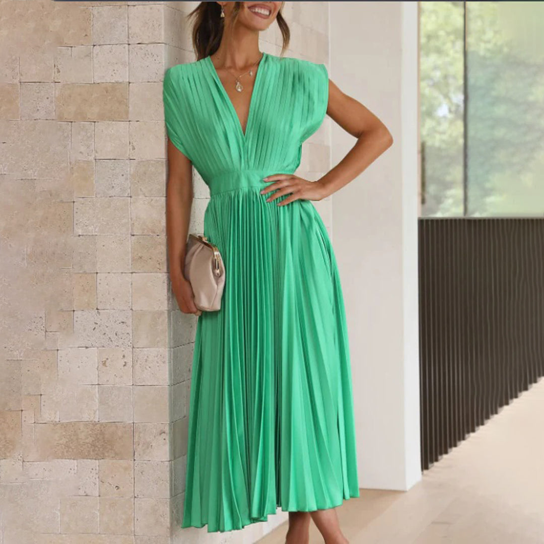 Kimberley | Stylish Sleeveless V-Neck Dress 6