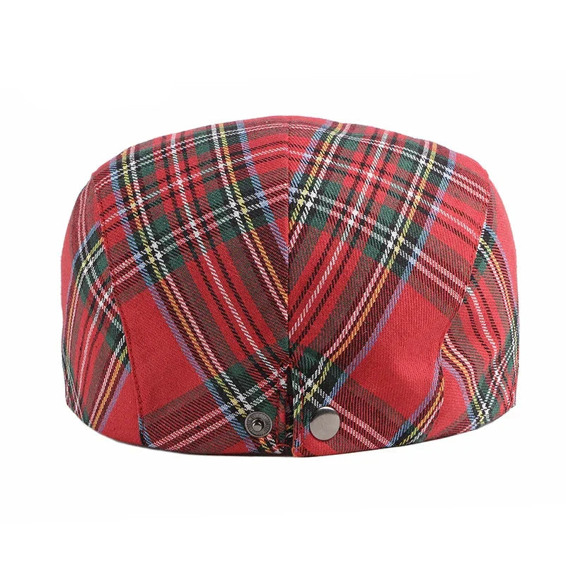 Harrison | Classic Plaid Flat Cap 8