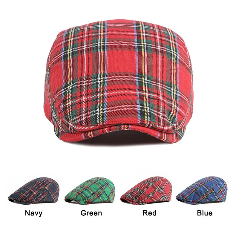 Harrison | Classic Plaid Flat Cap 6