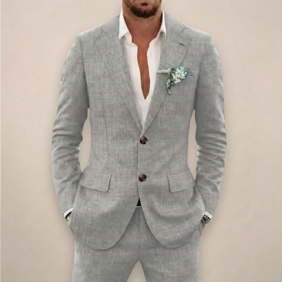 William | Stylish Tailored Two-Piece Suit 4