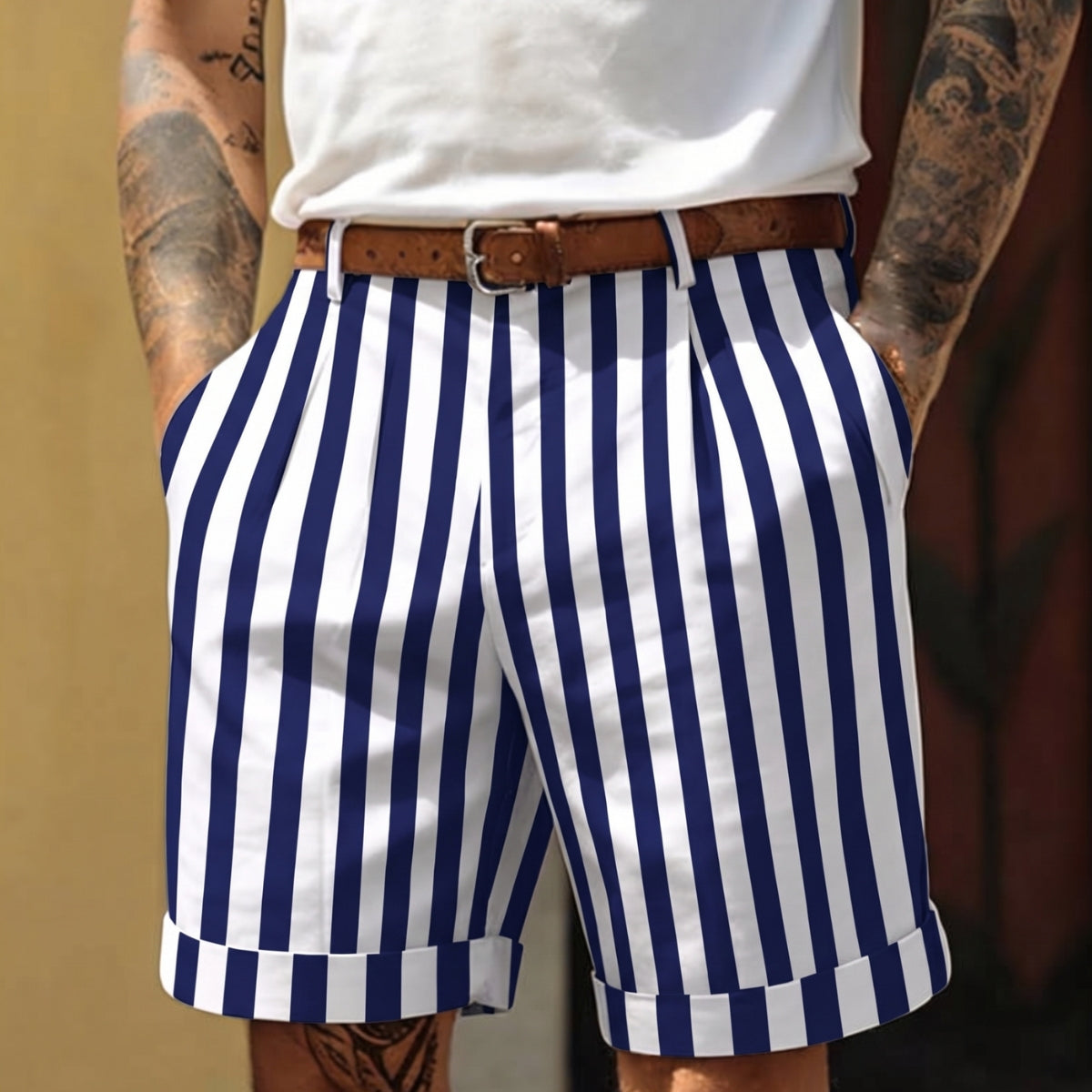 Harvey | Coastal Stripe Shorts 1