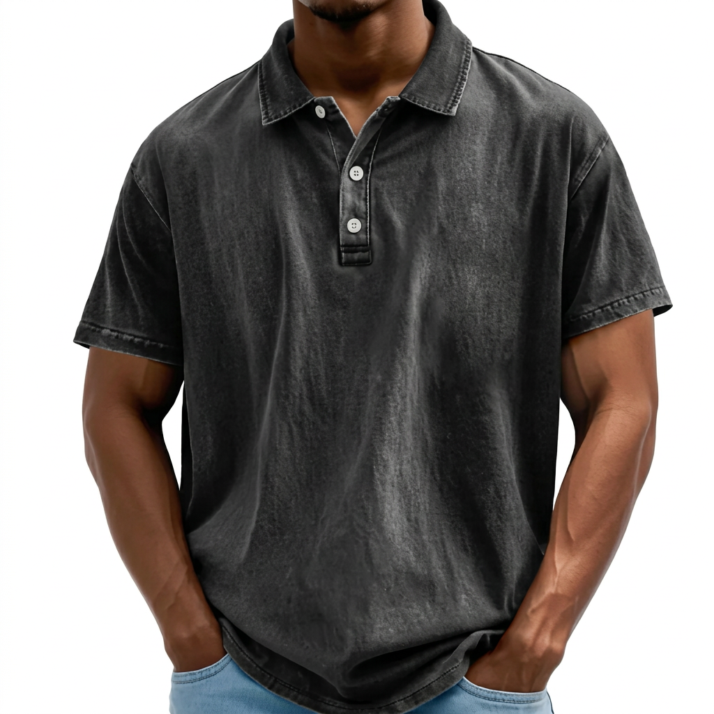 Hawthorne | Casual Washed Polo Shirt 3