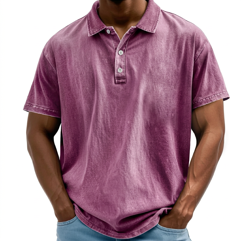 Hawthorne | Casual Washed Polo Shirt 1