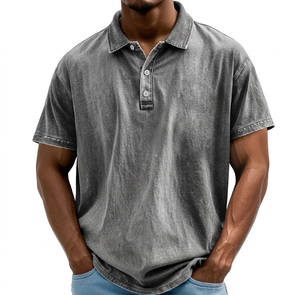 Hawthorne | Casual Washed Polo Shirt 4