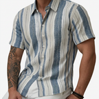 Isaac | Casual Striped Shirt Button Up Shirt 6