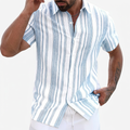 Isaac | Casual Striped Shirt Button Up Shirt 4