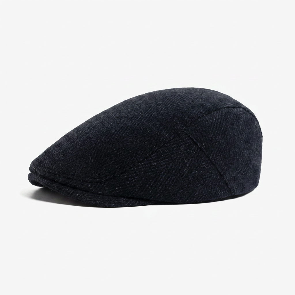 James | Classic Herringbone Stitch Flat Cap 3