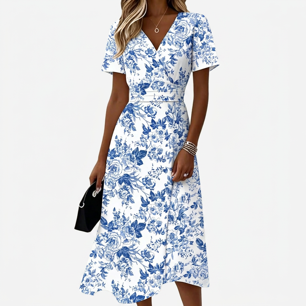 Jodie | Stylish Floral Midi Dress 1