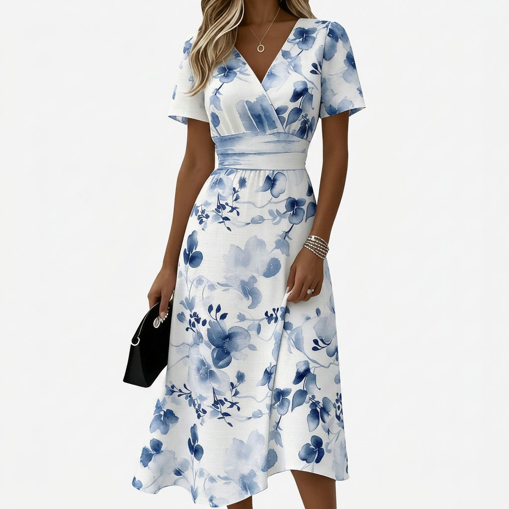 Jodie | Stylish Floral Midi Dress 6