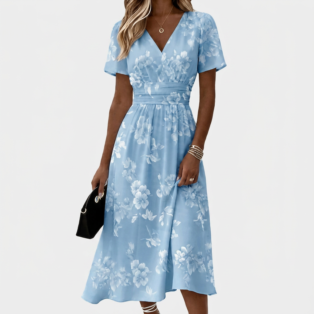 Jodie | Stylish Floral Midi Dress 2