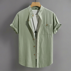 Kael | Textured Casual Short Sleeve Shirt 1