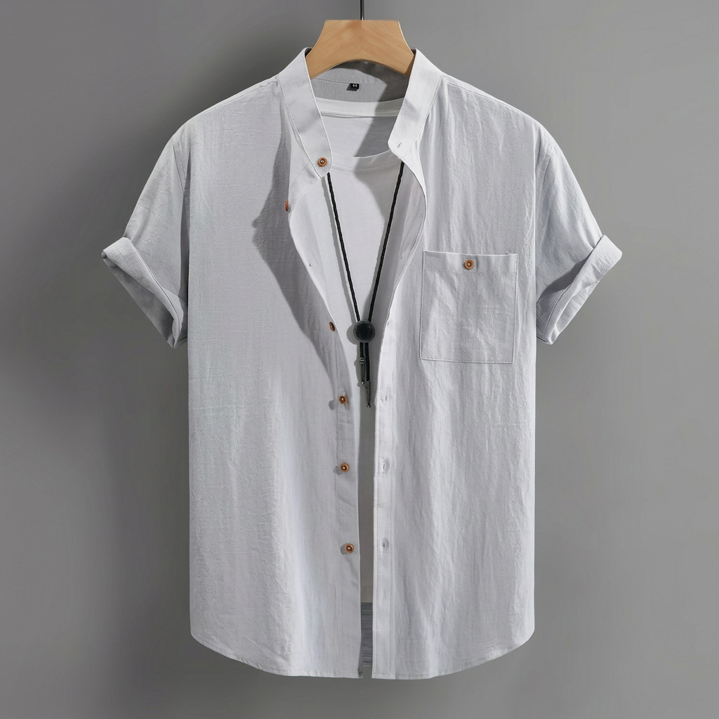 Kael | Textured Casual Short Sleeve Shirt 3