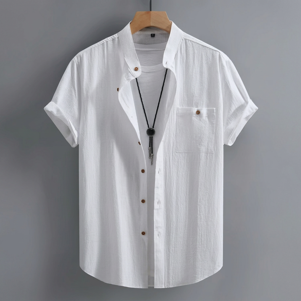 Kael | Textured Casual Short Sleeve Shirt 2