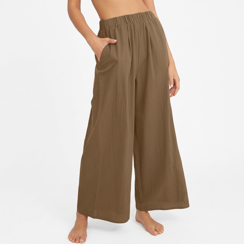 Lisanne | Capri Stretchable Wide Leg Pants 1