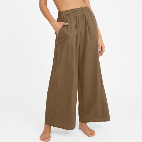 Lisanne | Capri Stretchable Wide Leg Pants 1