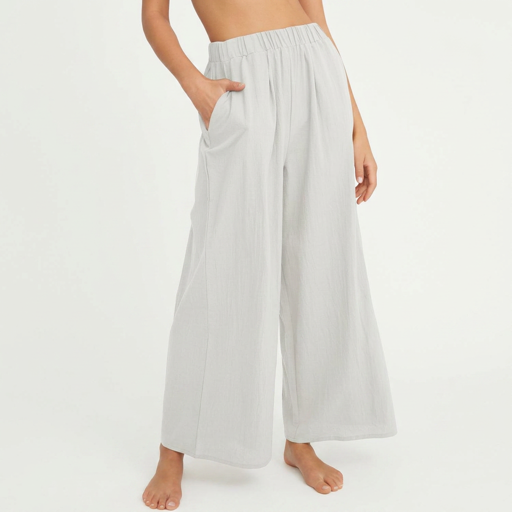 Lisanne | Capri Stretchable Wide Leg Pants 3