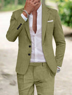 Jamie | Tailored Single Breasted Two-buttons 2 Pieces  Suit 2